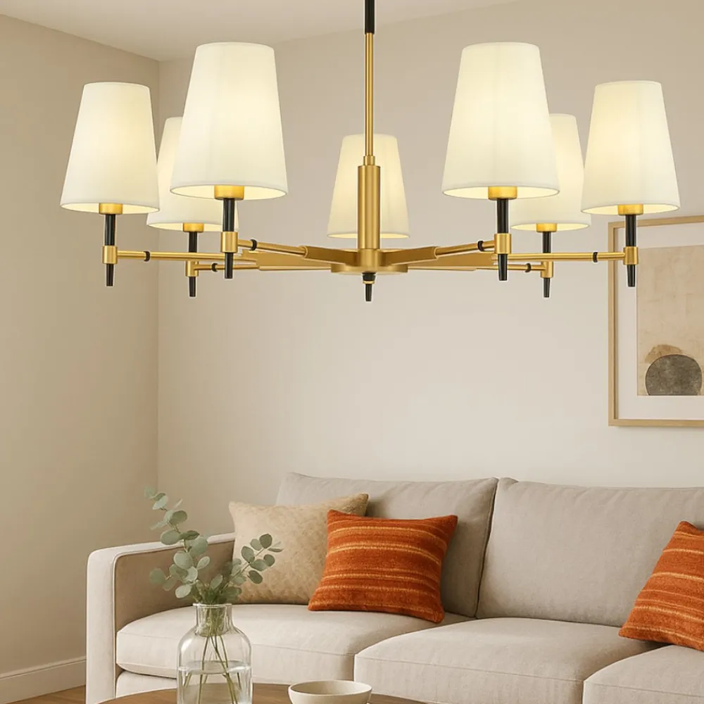 Lampadari Moderni-Maytoni zaragoza lampadario moderno per salotto 7 luci
