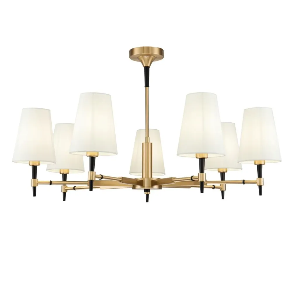 Lampadari Moderni-Maytoni zaragoza lampadario moderno per salotto 7 luci