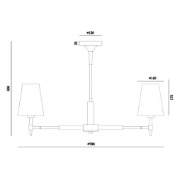 Lampadario Camera Da Letto-Maytoni zaragoza lampadario per camera da letto 5 luci