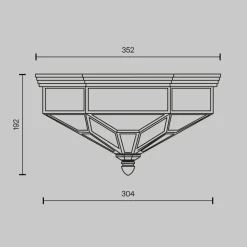 Plafoniere Moderne-Maytoni zeil plafoniera moderna in vetro con 3 luci