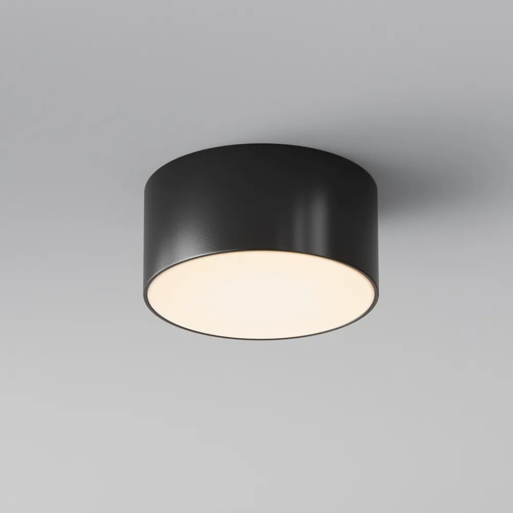 Faretti Da Esterno-Maytoni zon faretto da soffitto per esterno tondo led 15w 3000k ip65