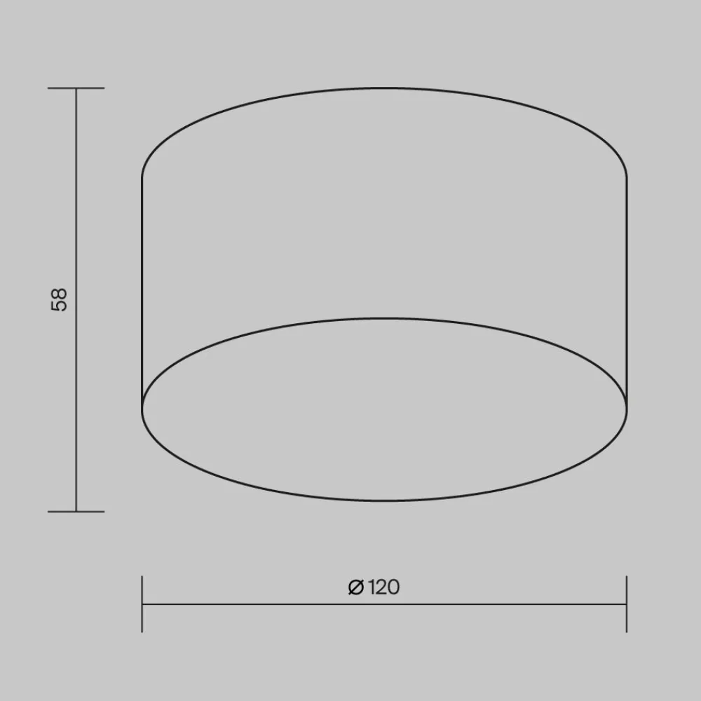 Faretti Da Esterno-Maytoni zon faretto da soffitto per esterno tondo led 15w 3000k ip65