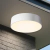 Plafoniere Da Esterno-Maytoni zon ip plafoniera da esterno bianca led 3000k ip65 moderna