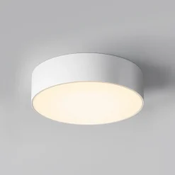 Plafoniere Da Esterno-Maytoni zon ip plafoniera da esterno bianca led 3000k ip65 moderna