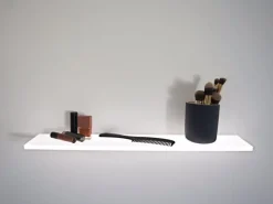 Applique Da Parete-Selezionato da Mazzolaluce Mensola di vetro luminosa 30cm 3000k in gesso led da incasso a muro