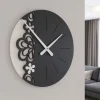 Orologi Da Parete Moderni-Selezionato da Mazzolaluce Merletto orologio da parete moderno legno nero