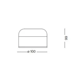 Abat Jour-Ideal Lux Mignon tl abat-jour lampada portatile led bianca fp