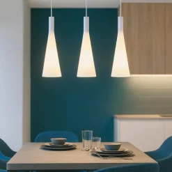 Lampadari Cucina-Ideal Lux Milk sp3 lampadario bianco per isola cucina 3 luci