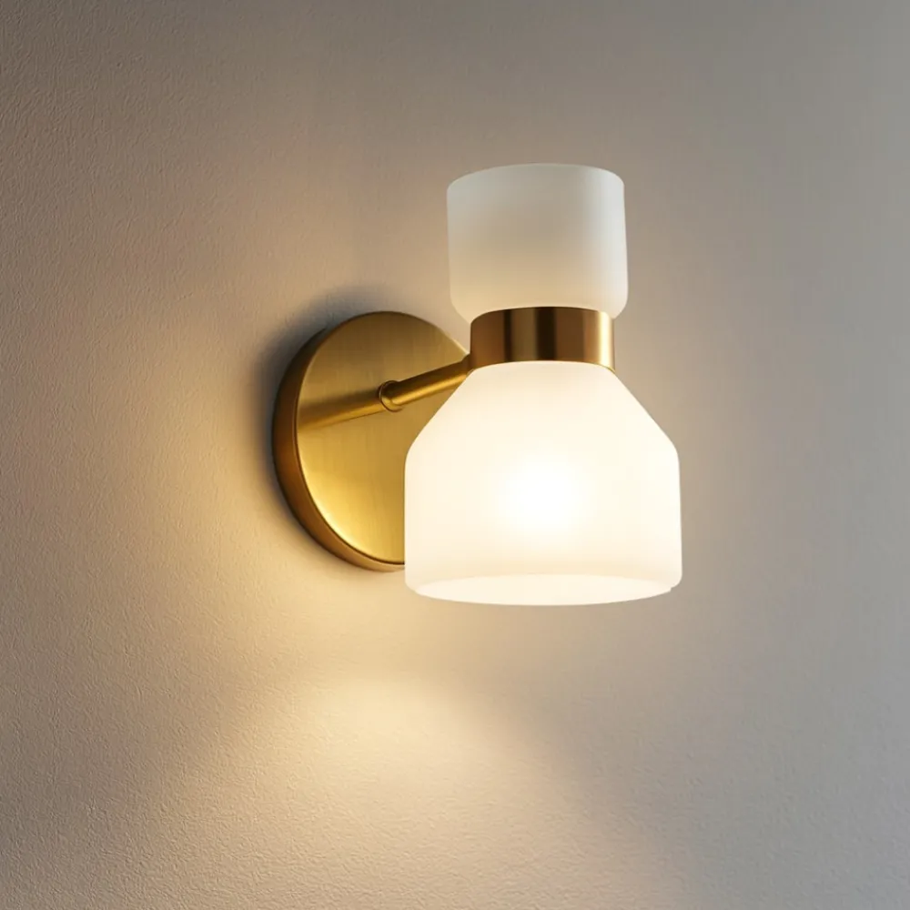 Applique Da Parete-Miloox fifty applique oro lampada da parete moderna orientabile