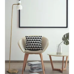 Lampade Da Terra-Miloox fifty piantana ottone vetro bianco orientabile