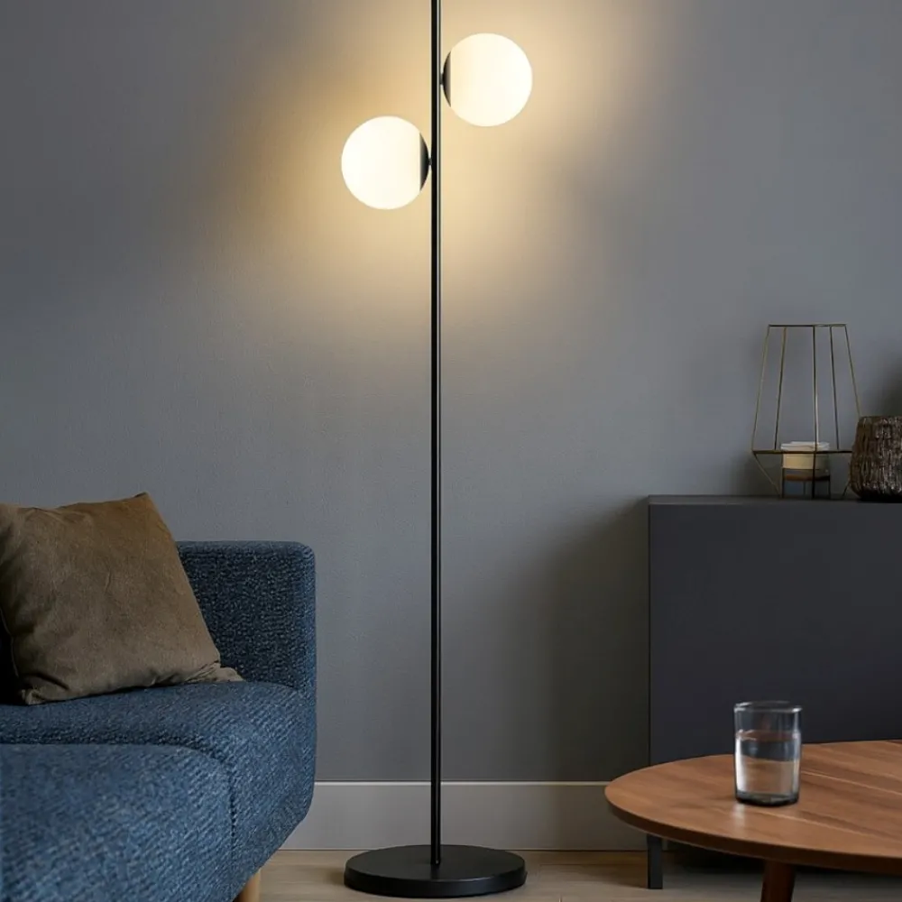 Lampade Da Terra-Miloox jugen piantana colore ottanio
