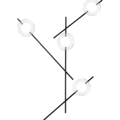 Applique Da Parete-Miloox mikado applique moderna design sfere orientabili