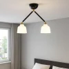 Plafoniere Moderne-Miloox neoretro plafoniera da cucina luci orientabili