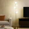 Lampade Da Terra-Miloox pomi sforzin lampada da terra moderna oro
