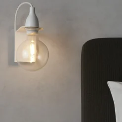 Applique Camera Da Letto-Ideal Lux Minimal ap1 applique per comodino camera da letto bianco