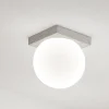 Plafoniere Moderne-Perenz Illuminazione Mini plafoniera dot grigio titanio sfera vetro