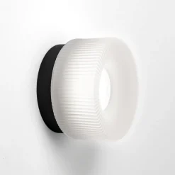 Plafoniere Moderne-Vivida International Mini plafoniera pilastro vivida vetro bianco satinato