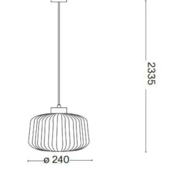 Lampade A Sospensione-Ideal Lux Mint-2 sp1 lampada a sospensione in vetro rigato verde