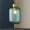 Lampade A Sospensione-Ideal Lux Mint-3 sp1 lampada contemporaneo sospesa vetro decorato verde