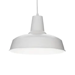Lampadari Cucina-Ideal Lux Moby sp1 bianco lampadario per cucina bianco