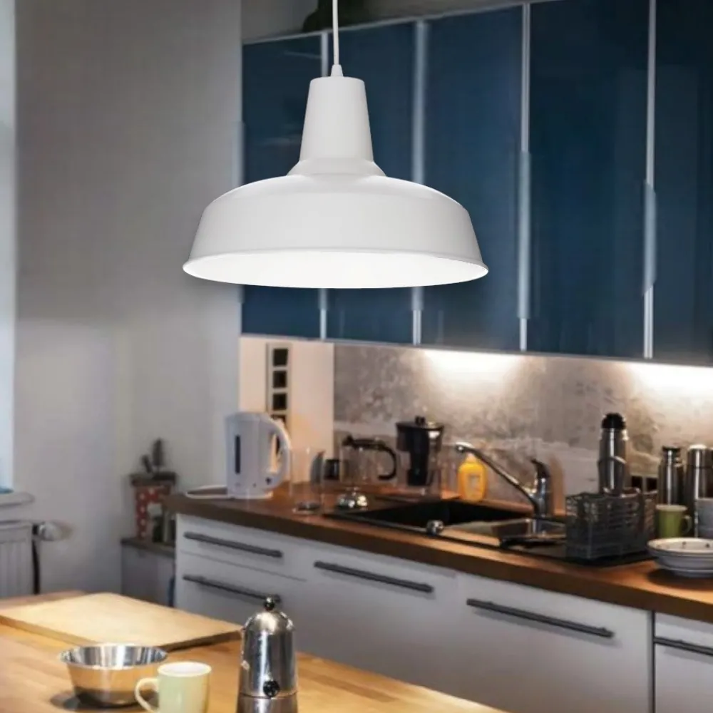 Lampadari Cucina-Ideal Lux Moby sp1 bianco lampadario per cucina bianco