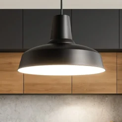 Lampadari Cucina-Ideal Lux Moby sp1 nero lampadario per cucina b