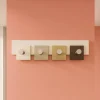 Appendiabiti Da Parete-Selezionato da Mazzolaluce Moderno appendiabiti da muro design noce canaletto