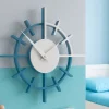 Orologi Da Parete Moderni-Selezionato da Mazzolaluce Moderno orologio da parete legno colore blu luce