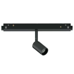 Illuminazione A Binario-Ideal Lux Modulo faretto ego per binario monofase led 8w 2700k nero
