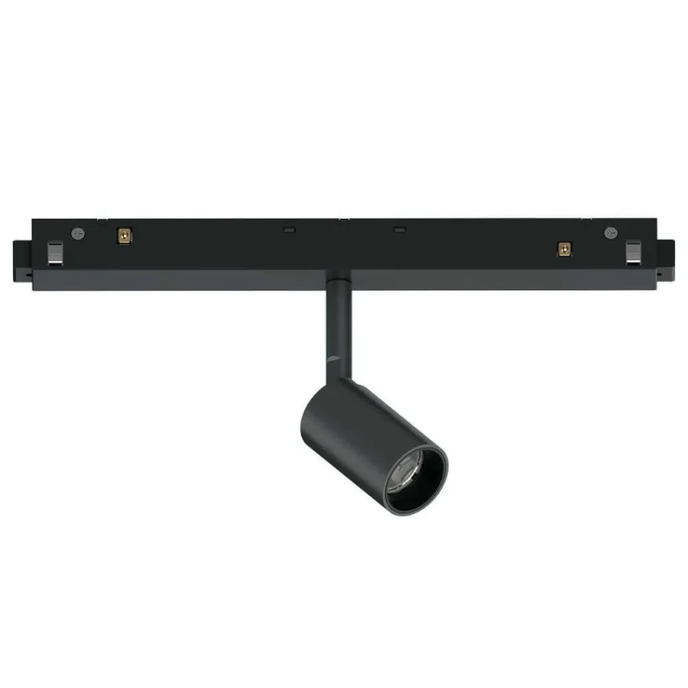 Illuminazione A Binario-Ideal Lux Modulo faretto ego per binario monofase led 8w 2700k nero