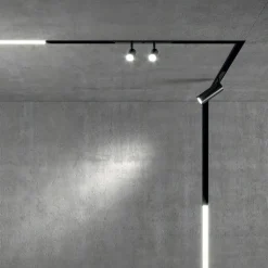 Illuminazione A Binario-Ideal Lux Modulo faretto ego per binario monofase led 8w 2700k nero