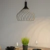 Lampadari Moderni-Stilnovo Mongolfier lampadario moderno per salotto nera led 3000k