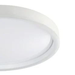 Plafoniere Moderne-Eglo Montemorelos z plafoniera tonda moderna effetto stellato led rgb 2700k a 6500k
