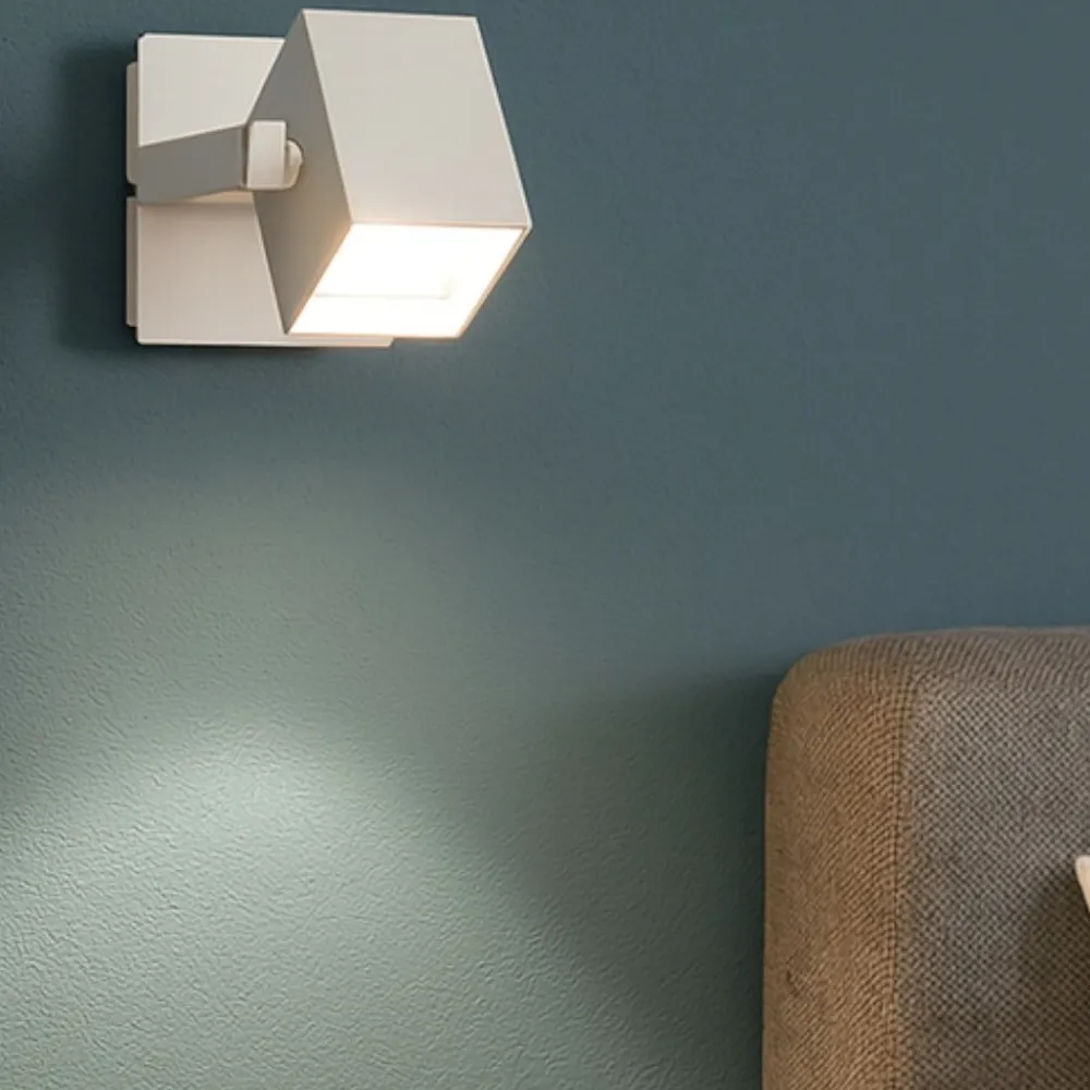 Applique Camera Da Letto-Ideal Lux Mouse ap1 applique da comodino per camera da letto luce orientabile bianco