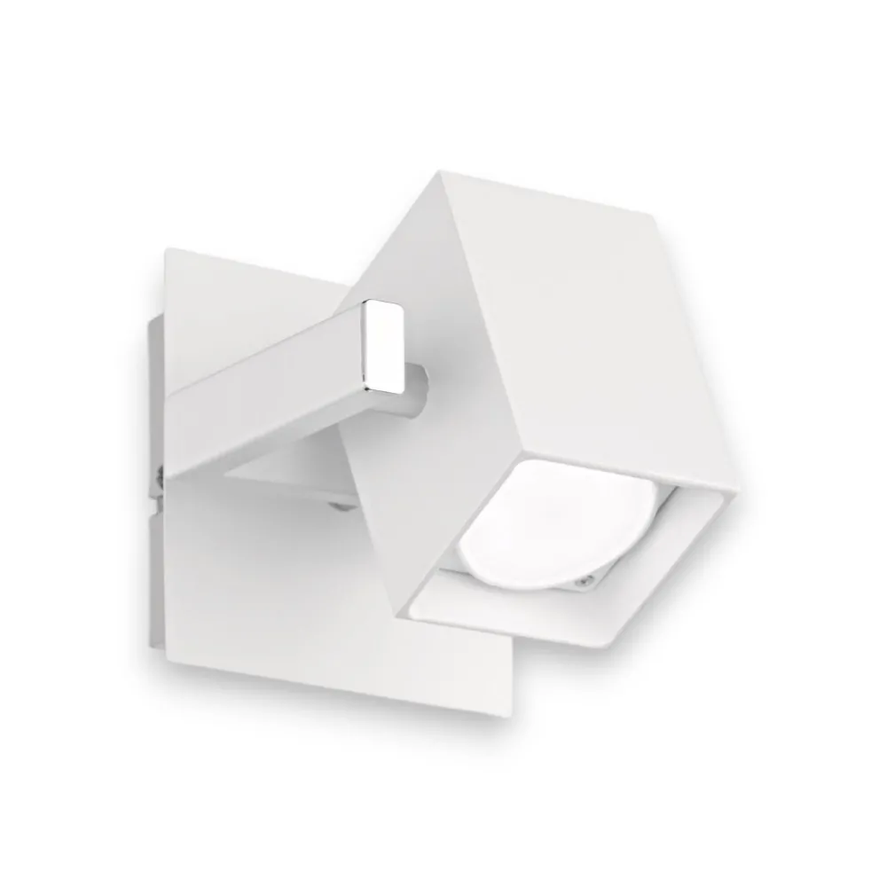 Applique Camera Da Letto-Ideal Lux Mouse ap1 applique da comodino per camera da letto luce orientabile bianco