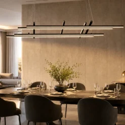 Lampadari Moderni-Ondaluce Movida lampadario moderno led 3000k dimmerabile