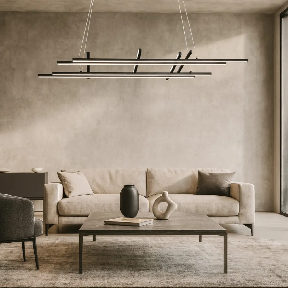 Lampadari Moderni-Ondaluce Movida lampadario moderno led 3000k dimmerabile