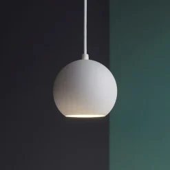 Lampade A Sospensione-Ideal Lux Mr jack sp1 big lampada a sospensione sfera bianca