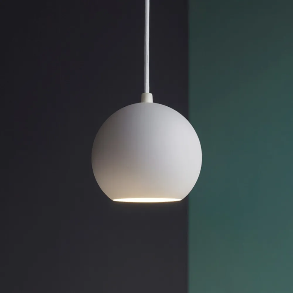 Lampade A Sospensione-Ideal Lux Mr jack sp1 big lampada a sospensione sfera bianca