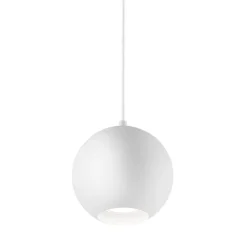 Lampade A Sospensione-Ideal Lux Mr jack sp1 big lampada a sospensione sfera bianca