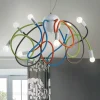 Lampadario Camera Da Letto-Ideal Lux Multiflex sp8 lampadario colorato per cameretta