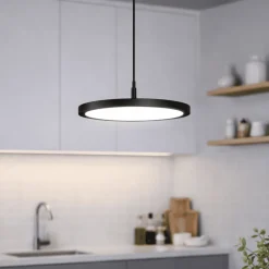 Lampade A Sospensione-Vivida International Mystery vivida lampada a sospensione nera led 15w cct
