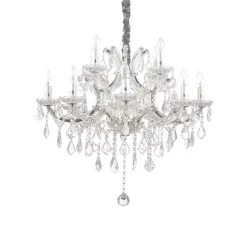 Lampadari Moderni-Ideal Lux Napoleon sp12 lampadario cristallo