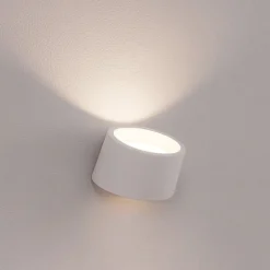 Applique Da Parete-Sforzin Illuminazione Nasso sforzin bianco lampada da parete in gesso design moderna