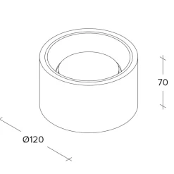Plafoniere Moderne-Sforzin Illuminazione Nasso sforzin plafoniera di gesso per cucina moderna