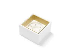 Plafoniere Moderne-Sforzin Illuminazione Nasso sforzin plafoniera per cucina bianca quadrata