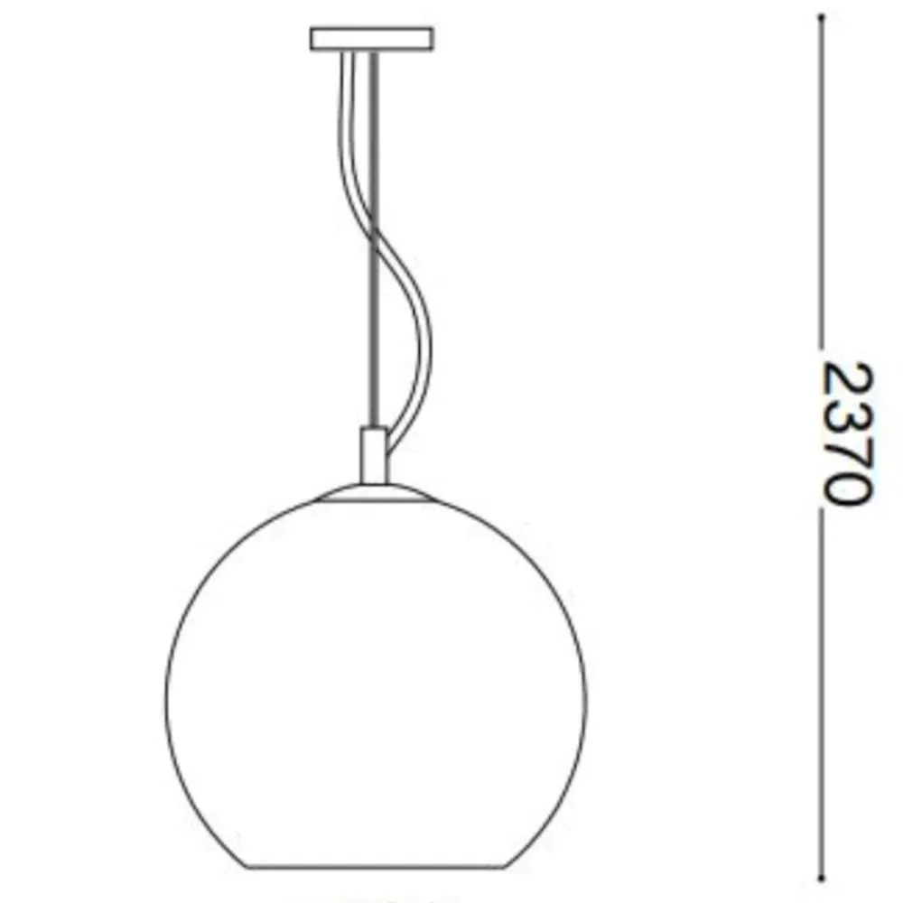Lampade A Sospensione-Ideal Lux Nemo sp1 lampada a sospensione da cucina vetro sfumato