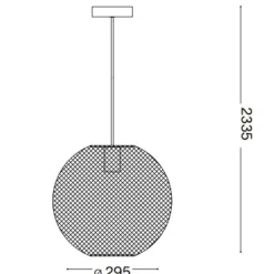 Lampade A Sospensione-Ideal Lux Net sp1 d29 lampada a sospensione oro