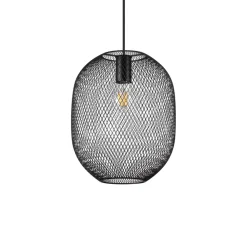 Lampade A Sospensione-Ideal Lux Net sp1 d24 lampada a sospensione nero
