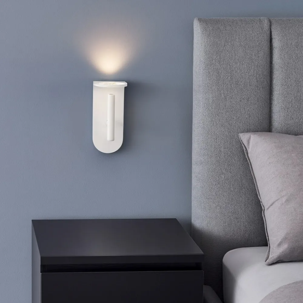 Applique Camera Da Letto-Stilnovo 2nights applique bianco per camera da letto 4w 3000k